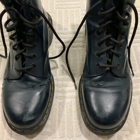 Dr. “Doc” Martens Smooth Leather Lace Up Boots - Picture 2 of 10